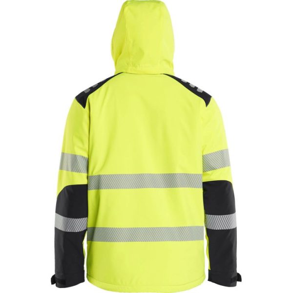 Blaklader Hi-Vis Lightweight Lined Winter Softshell Jacket - Image 3